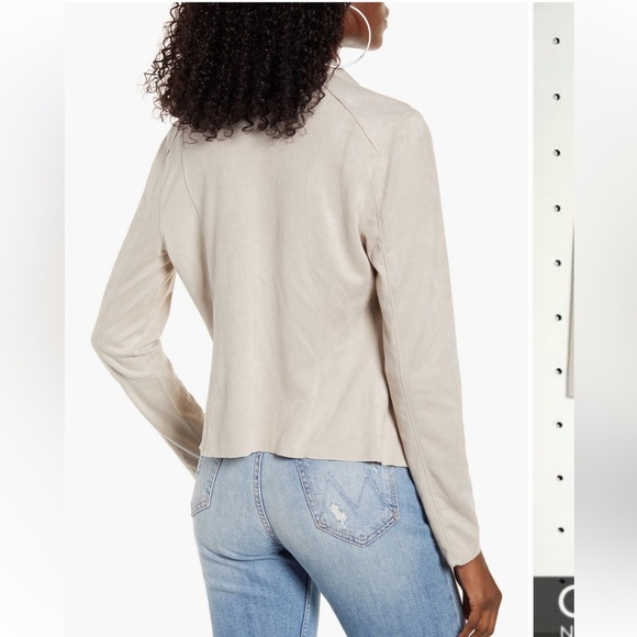 BLANKNYC-Drape Front Faux Suede Jacket - Picture 5 of 9